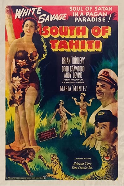 South Of Tahiti (1941) afişi