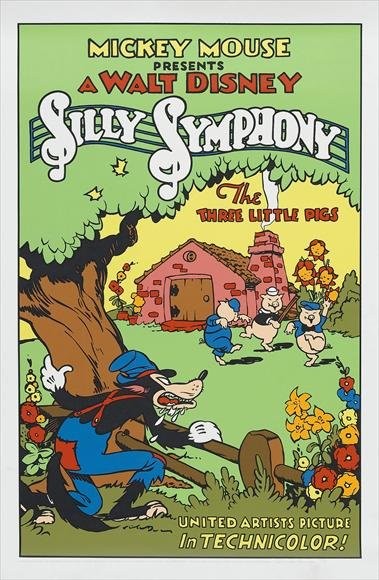 Three Little Pigs (1933) afişi