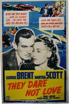 They Dare Not Love (1941) afişi