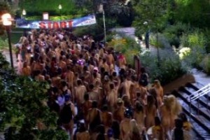 Amerikan Pastası Çıplak Yol Fotoğrafı