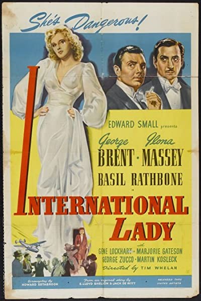 İnternational Lady (1941) afişi