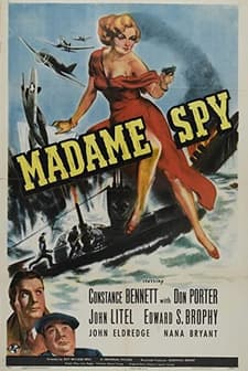 Madame Spy (1942) afişi