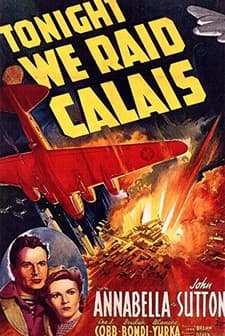 Tonight We Raid Calais (1943) afişi