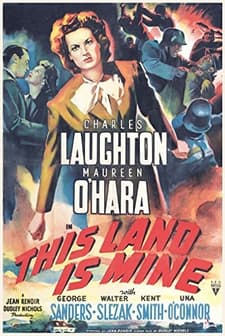 This Land Is Mine (1943) afişi