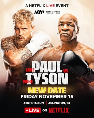 Jake Paul vs. Mike Tyson afişi