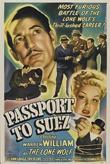 Passport To Suez (1943) afişi