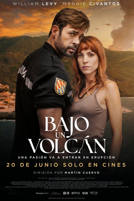 Bajo un volcán (2025) afişi