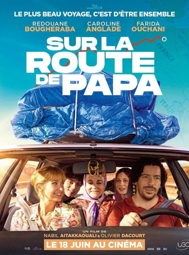 Sur la route de papa (2025) afişi