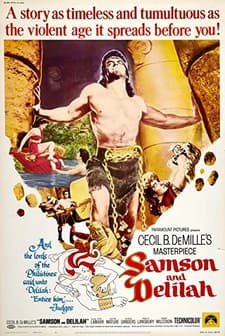 Samson Ve Delilah (1949) afişi