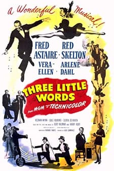Three Little Words (1950) afişi
