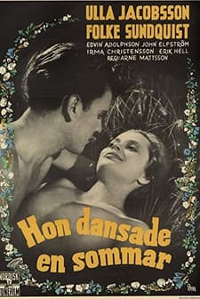 Hon Dansade En Sommar (1951) afişi