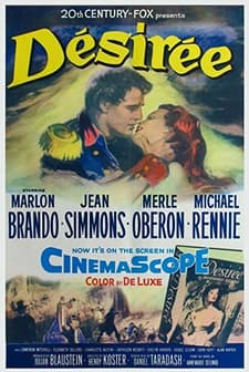 Desirée (1954) afişi