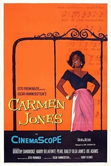 Carmen Jones (1954) afişi