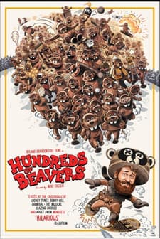 Hundreds of Beavers (2022) afişi
