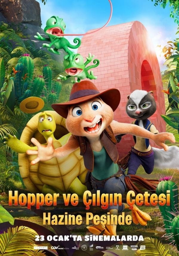Hopper ve Çılgın Çetesi Hazine Peşinde (2025) afişi