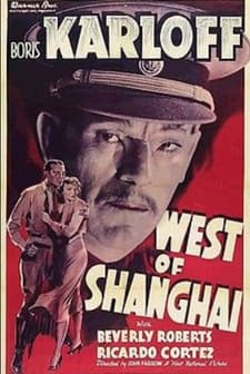 West Of Shanghai (1937) afişi