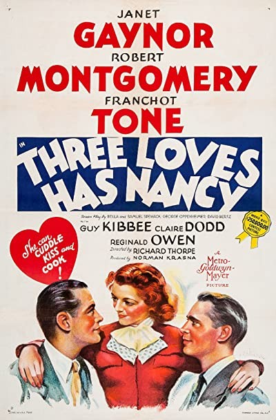 Three Loves Has Nancy (1938) afişi