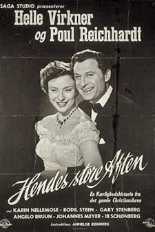 Hendes Store Aften (1954) afişi