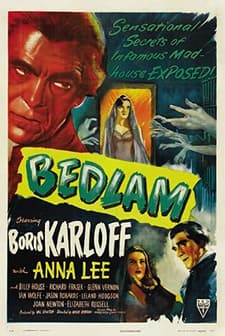 Bedlam (1946) afişi