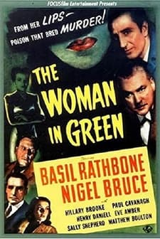 The Woman in Green (1945) afişi