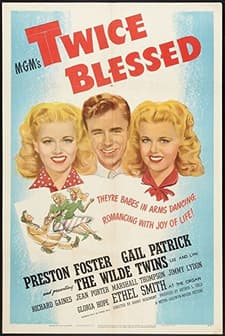 Twice Blessed (1945) afişi