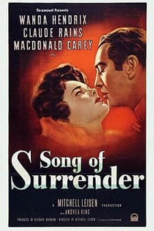 Song Of Surrender (1949) afişi
