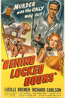 Behind Locked Doors (1948) afişi