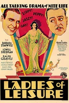Ladies of Leisure (1930) afişi