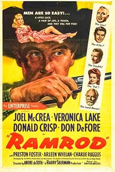 Ramrod (1947) afişi