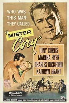 Mister Cory (1957) afişi