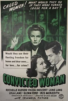 Convicted Woman (1940) afişi