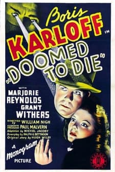 Doomed To Die (1940) afişi