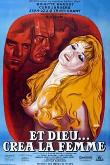 ...Ve Tanrı Kadını Yarattı (1956) afişi