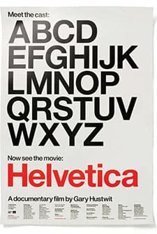 Helvetica (2007) afişi