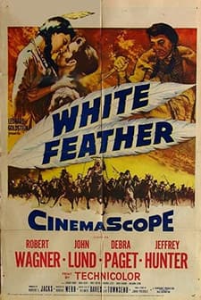 White Feather (1955) afişi