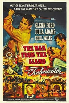 Alamo Kalesindeki Adam (1953) afişi