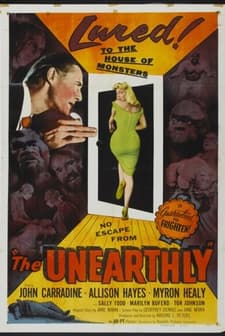 The Unearthly (1957) afişi
