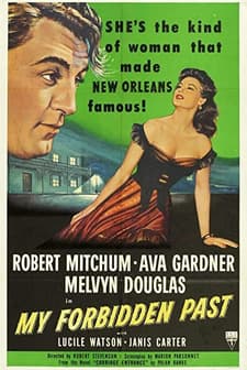 My Forbidden Past (1951) afişi