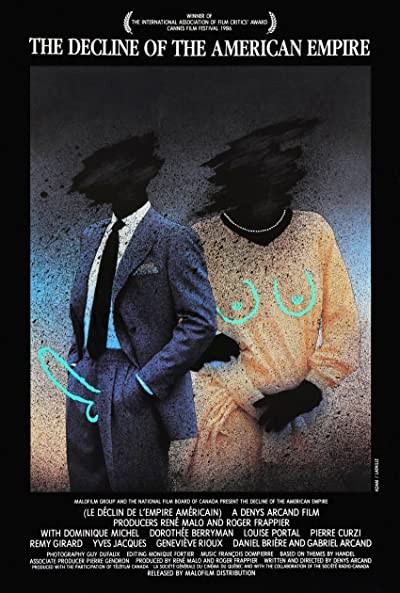 Amerikan imparatorluğunun çöküşü (1986) afişi