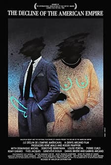 Amerikan imparatorluğunun çöküşü (1986) afişi