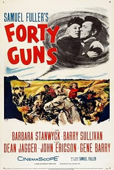 Forty Guns (1957) afişi