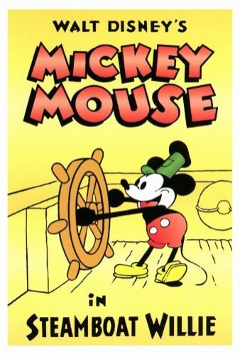 Steamboat Willie (1928) afişi