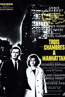 Three Rooms in Manhattan (1965) afişi