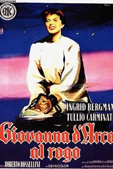 Giovanna D'arco Al Rogo (1954) afişi