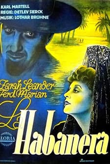 La Habanera (1937) afişi