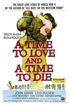 A Time To Love And A Time To Die (1958) afişi