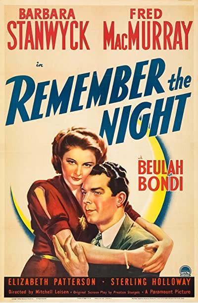 Remember The Night (1940) afişi