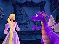 Barbie Rapunzel Masalında Fotoğrafı