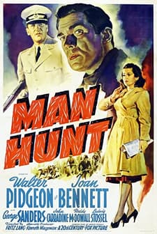 Man Hunt (1941) afişi