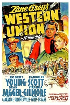 Western Union (1941) afişi
